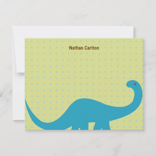 Dinosaurs Fun Flat Thank You Cards