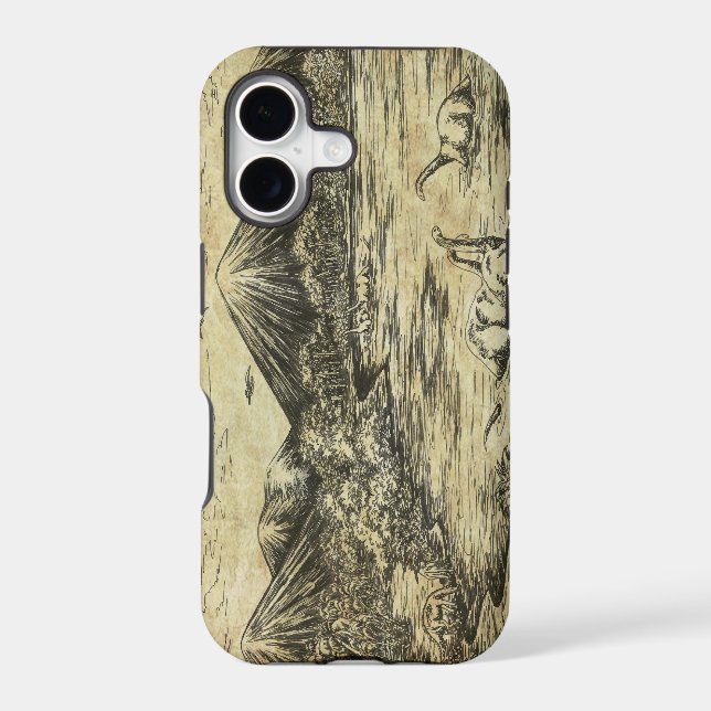 Dinosaurs Iphone Case (Back)