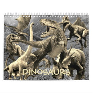 Dinosaurs Jurassic Park Beautiful Wall Calendar