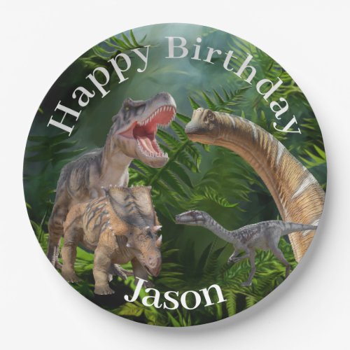 Dinosaurs Jurassic World Paper Plates