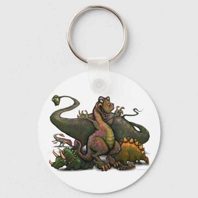 Dinosaurs Keychain (Front)