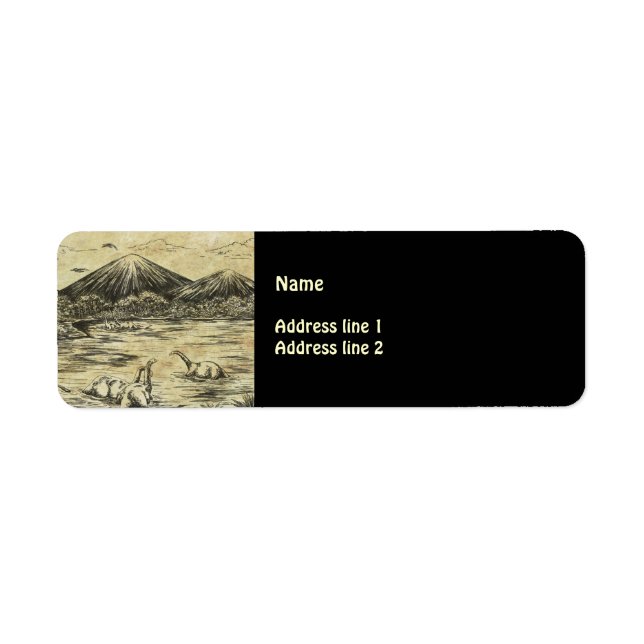 Dinosaurs Label (Front)
