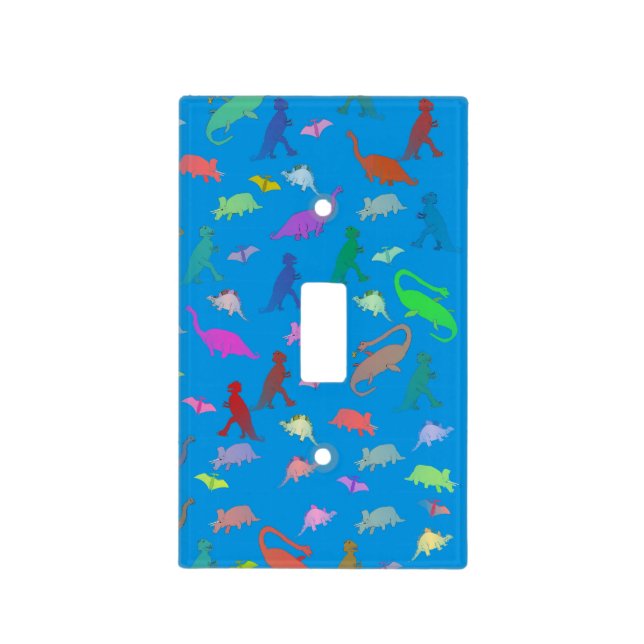 Dinosaurs Light Switch Cover (Front)