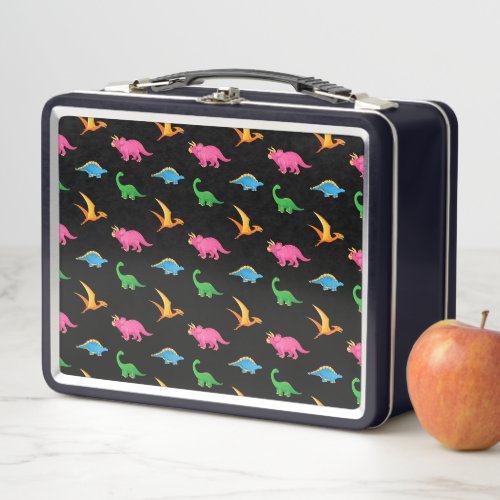 DINOSAURS METAL LUNCH BOX