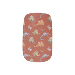DINOSAURS MINX NAIL ART