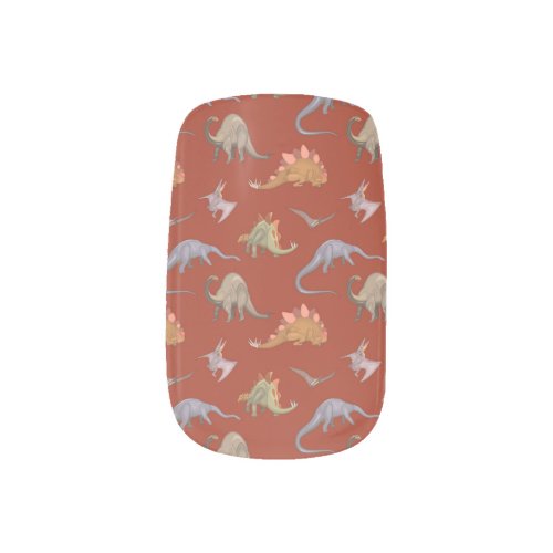 DINOSAURS MINX NAIL ART