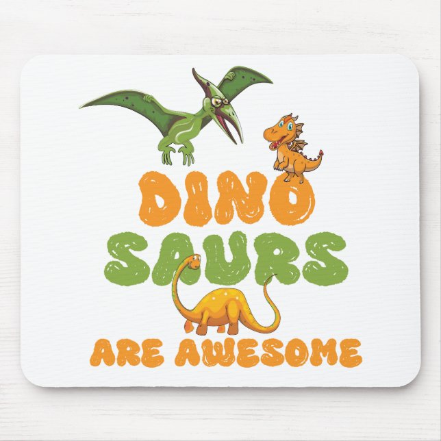 Dinosaurs Mouse Pad (Front)