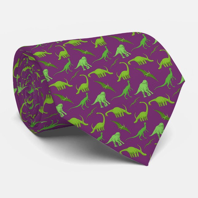 DINOSAURS NECK TIE (Rolled)