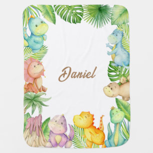 Dinosaurs Nursery Baby Blanket