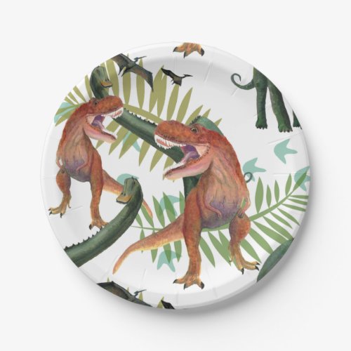 Dinosaurs Paper Plates