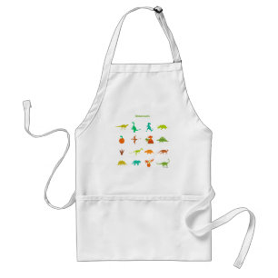 Dinosaurs Pattern Adult Apron