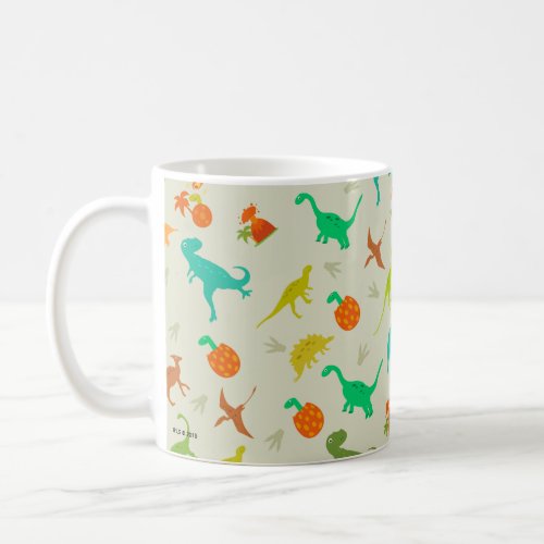 Dinosaurs Pattern Coffee Mug