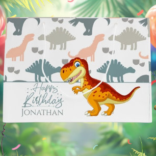Dinosaurs Pattern For You Large Gift Bag