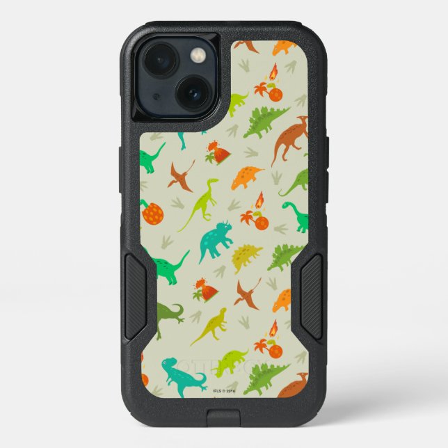 Dinosaurs Pattern Otterbox iPhone Case (Back)