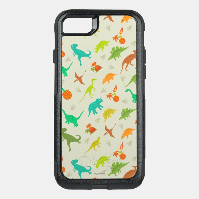 Dinosaurs Pattern Otterbox iPhone Case (Back)