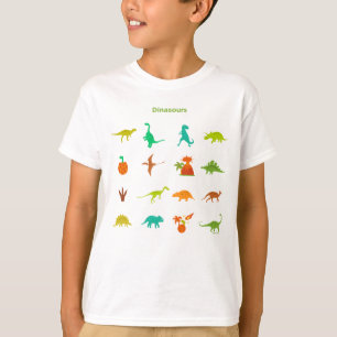 Dinosaurs Pattern T-Shirt