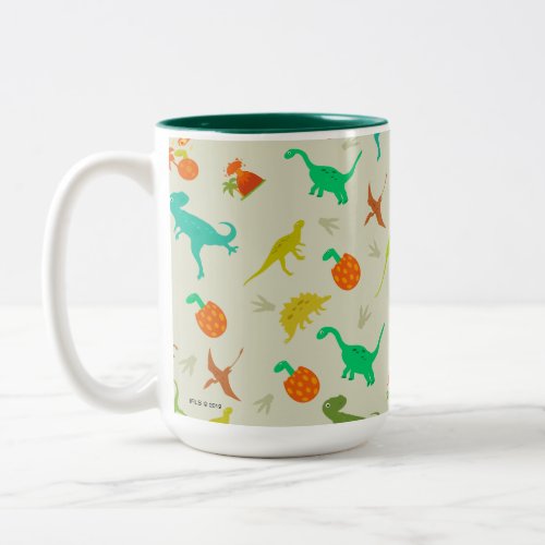 Dinosaurs Pattern Two_Tone Coffee Mug