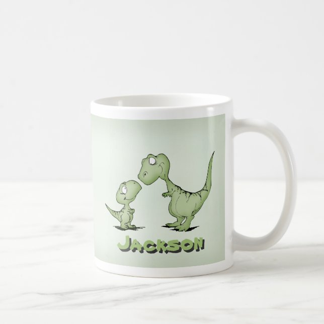 Dinosaurs Personalized Coffee Mug (Right)