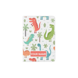 Dinosaurs - Personalized Passport Passport Holder