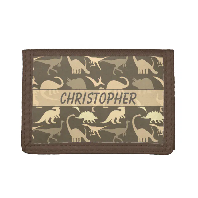 Buckle-Down Men's Canvas Bifold Wallet - Dinosaur Print, 4.0"x3.5" (Made In USA) - View #14