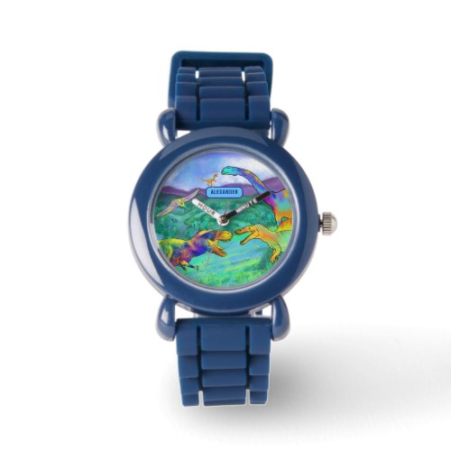 dinosaurs personalized watch