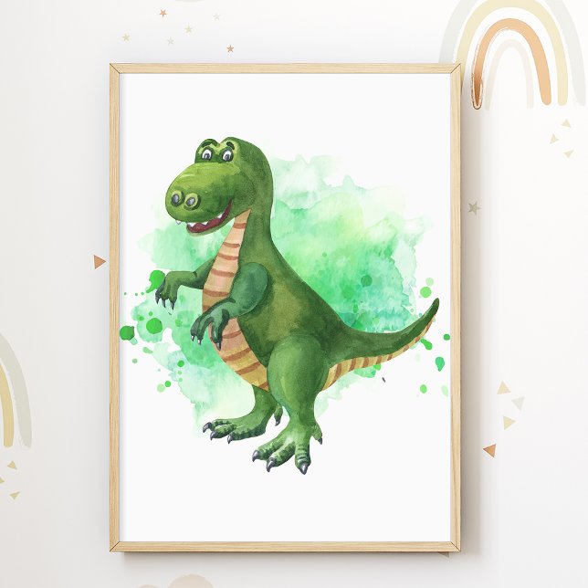 Dinosaurs Print Dino Kids Room Poster (Creator Uploaded)