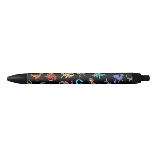 Dinosaurs Rainbow II School supplies Black Ink Pen