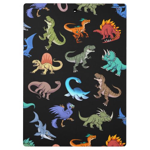 Dinosaurs Rainbow II School supplies Clipboard