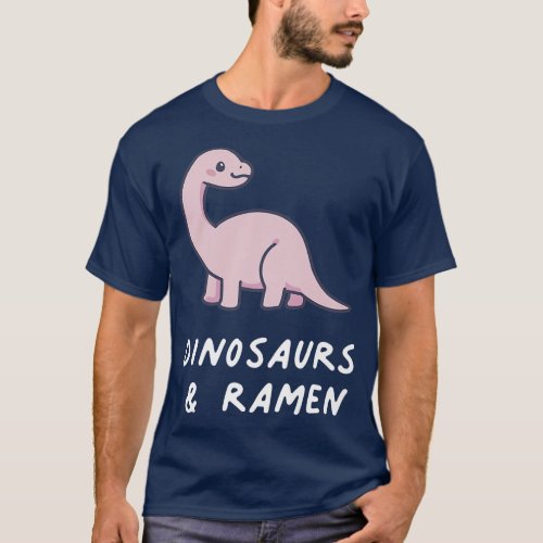 Dinosaurs  Ramen Kawaii Lover Anime Pastel Goth A T_Shirt