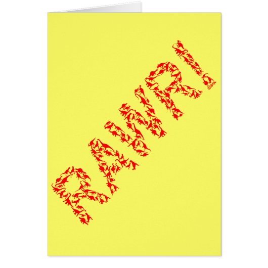 Dinosaurs rawr! cards (Front)