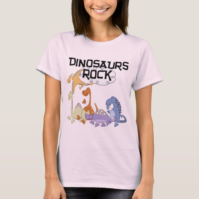 Dinosaurs Rock Tshirts and Gifts (Front)