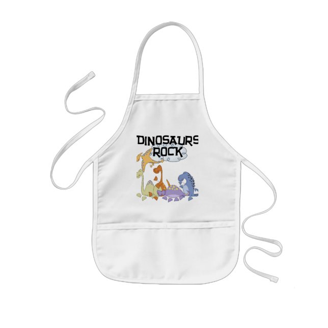 Dinosaurs Rock Tshirts and Gifts Kids' Apron (Front)