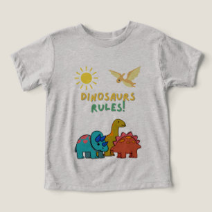 Dinosaurs Rules! Toddler T-shirt