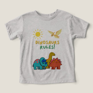 Dinosaurs Rules! Toddler T-shirt