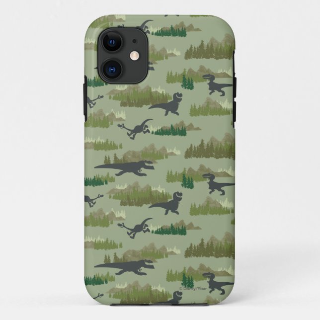 Dinosaurs Running Camo Pattern Case-Mate iPhone Case (Back)