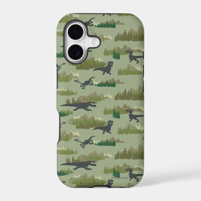 Dinosaurs Running Camo Pattern Iphone Case (Back)