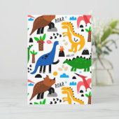 Dinosaurs seamless pattern  (Standing Front)