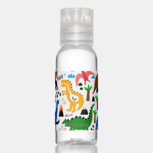 Dinosaurs seamless pattern hand sanitizer