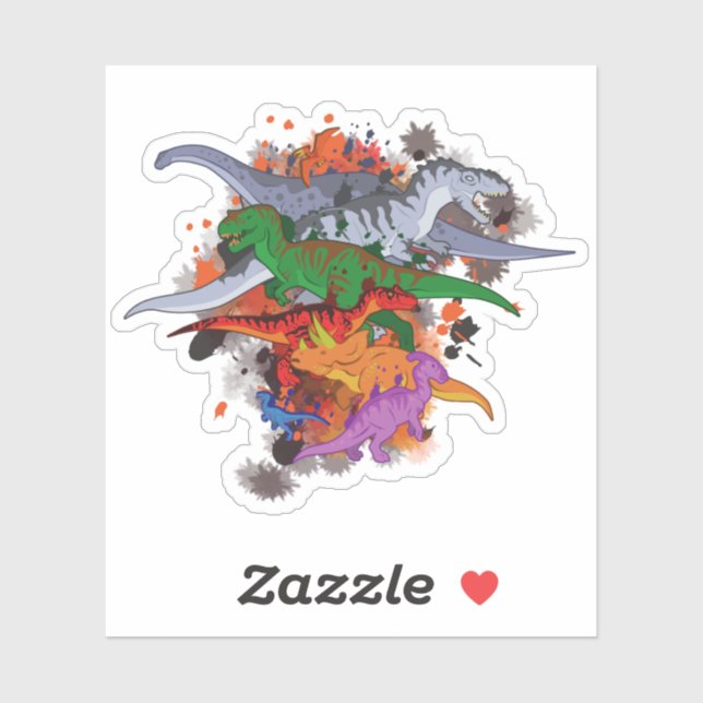Dinosaurs Sticker (Sheet)