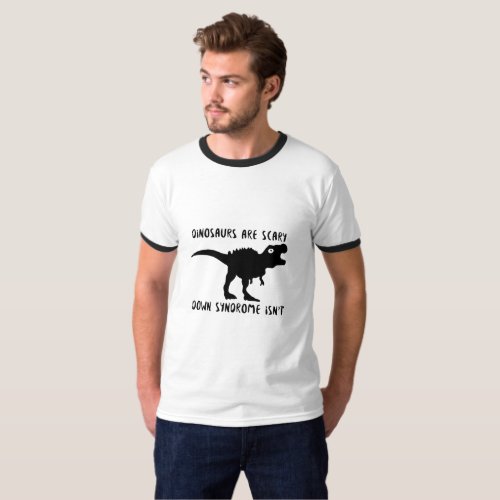 Dinosaurs T_Rex Down Syndrome isnt  AWARENESS T_Shirt