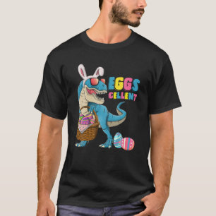 Dinosaurs T Rex Easter Eggs Cellent Easter Day Cla T-Shirt