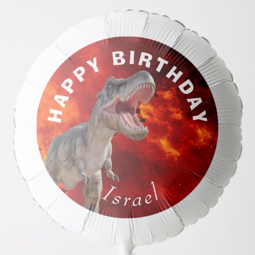 Dinosaurs T Rex Fire Jurassic World Balloon