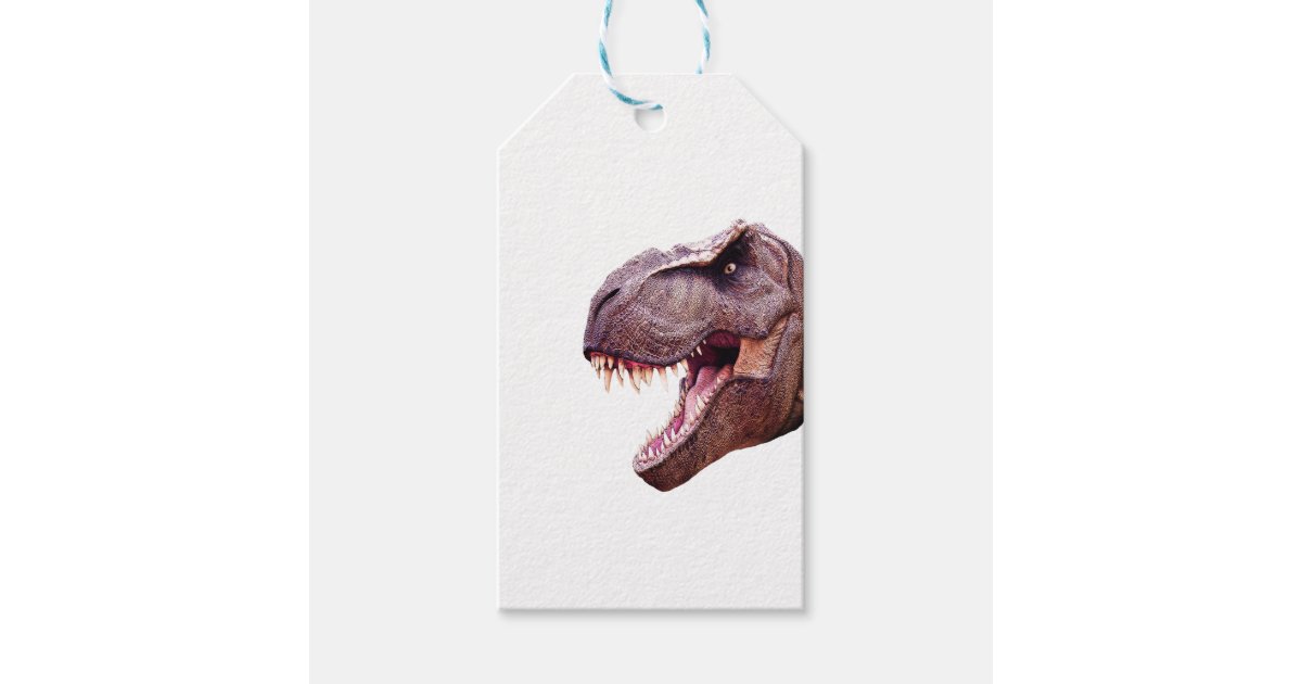 Dinosaurs T-Rex Gift Tags | Zazzle.com
