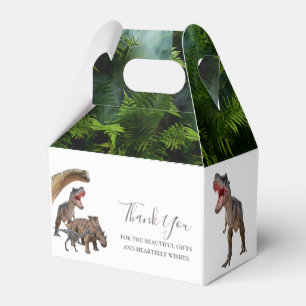 Dinosaurs Thank you theme Favor Box