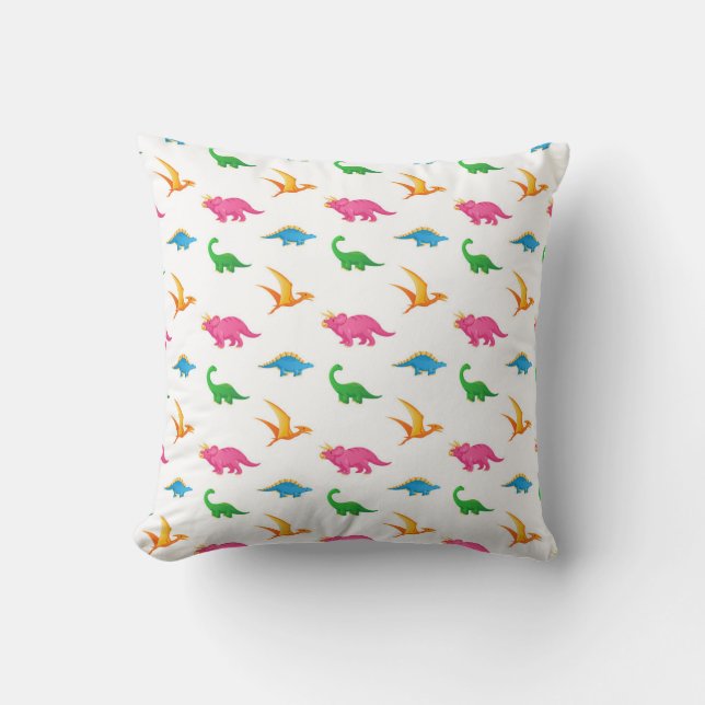DINOSAURS THROW PILLOW (Front)