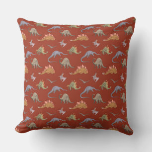 DINOSAURS THROW PILLOW