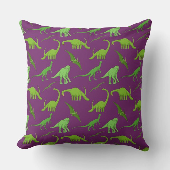 DINOSAURS THROW PILLOW (Front)