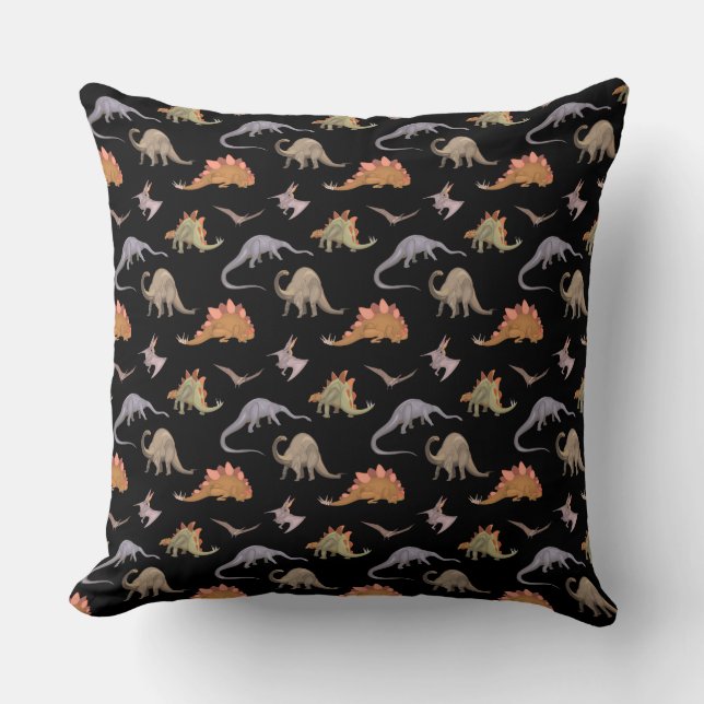 DINOSAURS THROW PILLOW (Front)