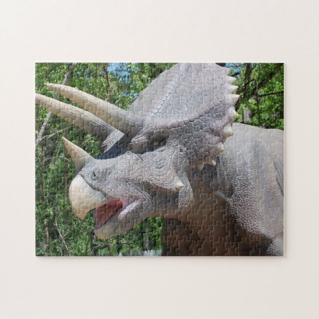 Dinosaurs Triceratops Jigsaw Puzzle (Horizontal)