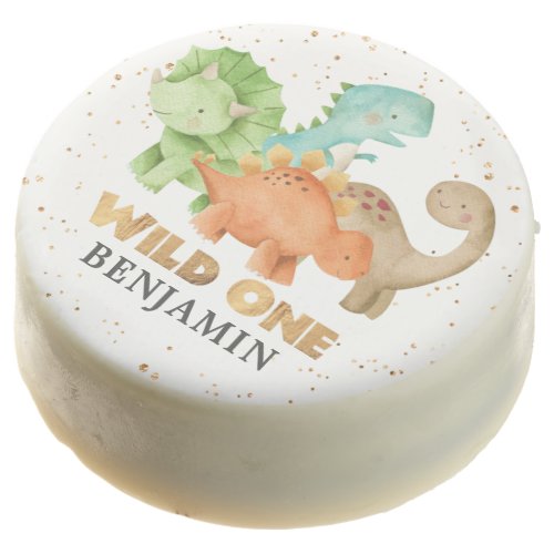 Dinosaurs Wild One Jurassic 1st Birthday Party Cho Chocolate Covered Oreo